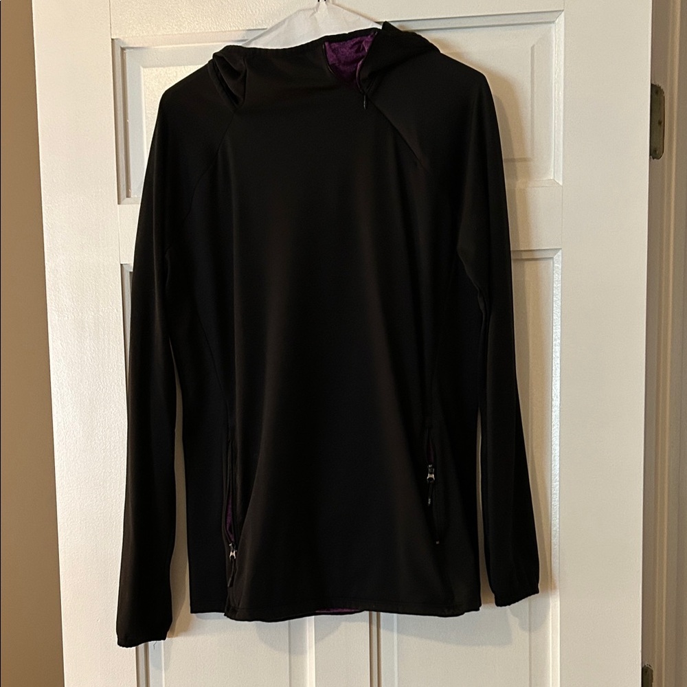 Marc New York Black Hoodie with Purple Accents - Picture 2 of 5
